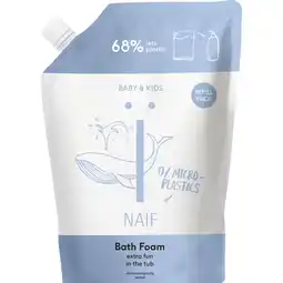 Albert Heijn Naïf Baby & kids bath foam refill aanbieding