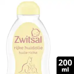 Albert Heijn Zwitsal Baby rijke huidolie aanbieding