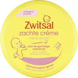 Albert Heijn Zwitsal Baby zachte crème aanbieding