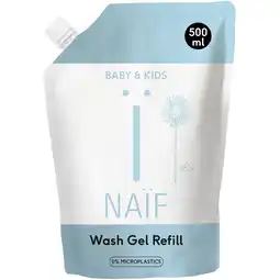 Albert Heijn Naïf Baby & kids wash gel refill aanbieding