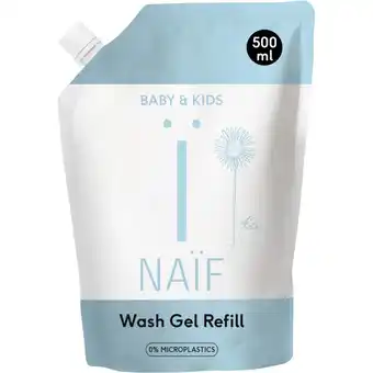 Albert Heijn Naïf Baby & kids wash gel refill aanbieding