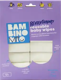 Albert Heijn Bambino Mio Wasbare babydoekjes aanbieding