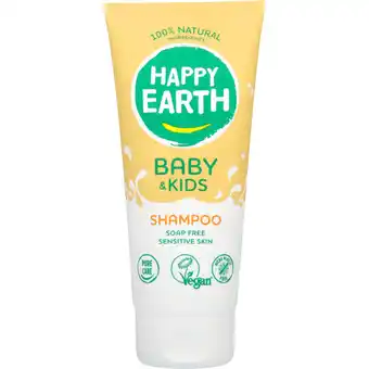 Albert Heijn Happy Earth Baby & kids shampoo zeepvrij aanbieding