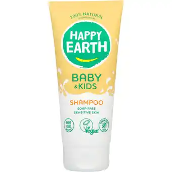 Albert Heijn Happy Earth Baby & kids shampoo zeepvrij aanbieding