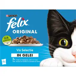 Albert Heijn Felix Original vis selectie in gelei aanbieding
