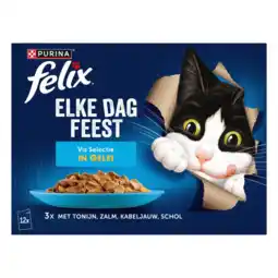 Albert Heijn Felix Elke dag feest vis selectie in gelei aanbieding