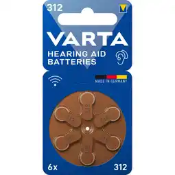 Albert Heijn Varta Hearing aid batteries 312 aanbieding
