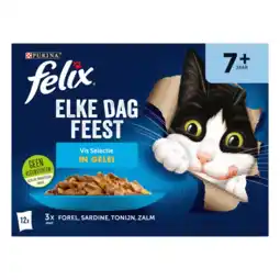 Albert Heijn Felix Elke dag feest senior vis selectie gelei aanbieding