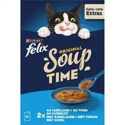 Albert Heijn Felix Soup original met kabeljauw tonijn schol aanbieding