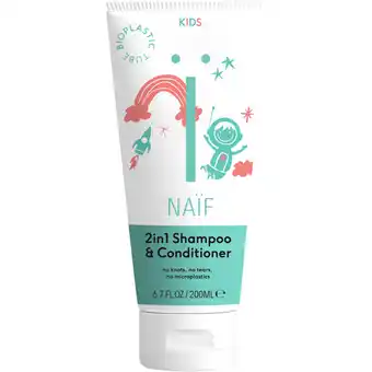 Albert Heijn Naïf Kids 2-in-1 shampoo & conditioner aanbieding