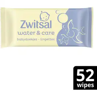 Albert Heijn Zwitsal Water & care babydoekjes aanbieding