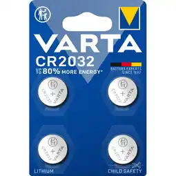 Albert Heijn Varta Knoopcelbatterij lithium CR2032 aanbieding