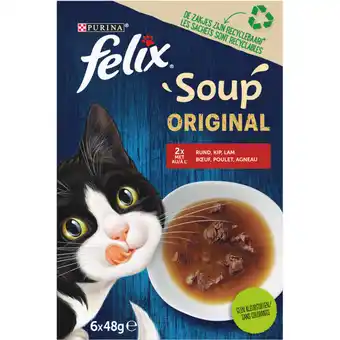 Albert Heijn Felix Soup original met rund kip lam aanbieding