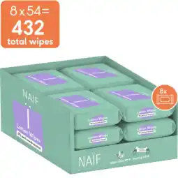 Albert Heijn Naïf Baby & kids lotiondoekjes plasticvrij aanbieding