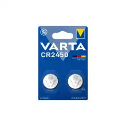 Albert Heijn Varta Knoopcelbatterij lithium CR2450 aanbieding