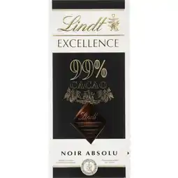Albert Heijn Lindt Excellence 99% pure chocolade aanbieding