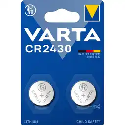 Albert Heijn Varta Knoopcelbatterij lithium CR2430 aanbieding