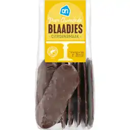 Albert Heijn AH Chocolade blaadjes puur citroen aanbieding