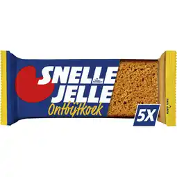 Albert Heijn Snelle Jelle Ontbijtkoek naturel 5-pack aanbieding