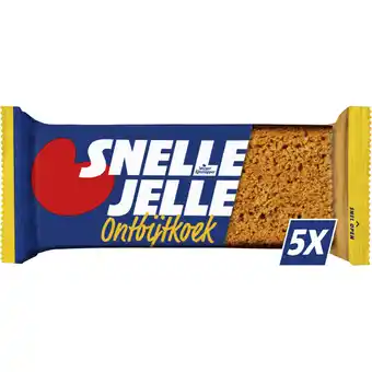Albert Heijn Snelle Jelle Ontbijtkoek naturel 5-pack aanbieding