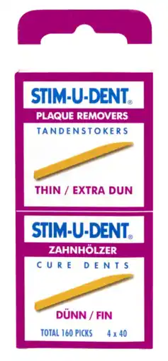 Albert Heijn Stim-u-dent Tandenstokers dun aanbieding