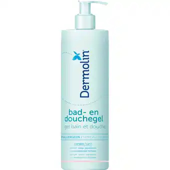 Albert Heijn Dermolin Hypoallergeen bad- en douchegel aanbieding