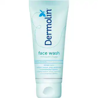 Albert Heijn Dermolin Facewash aanbieding