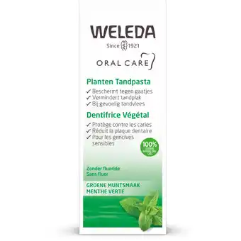 Albert Heijn Weleda Planten tandpasta aanbieding