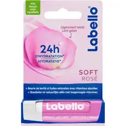 Albert Heijn Labello Soft rose aanbieding