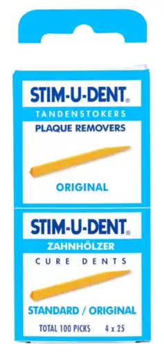 Albert Heijn Stim-u-dent Original tandenstokers aanbieding