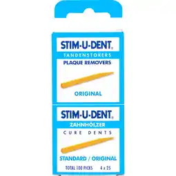 Albert Heijn Stim-u-dent Original tandenstokers aanbieding