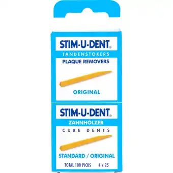 Albert Heijn Stim-u-dent Original tandenstokers aanbieding