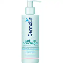 Albert Heijn Dermolin Bad & douche gel aanbieding