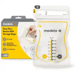 Albert Heijn Medela Moedermelk bewaarzakjes met schenktuit aanbieding