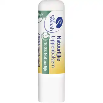 Albert Heijn Dr Swaab Lippenbalsem 100% Natuurlijk aanbieding