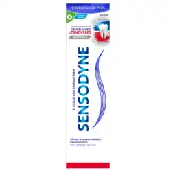 PLUS Sensodyne Gevoelgheid & Tandvlees Whitening aanbieding