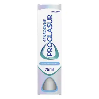 PLUS Sensodyne Proglasur Gentle Whitening aanbieding