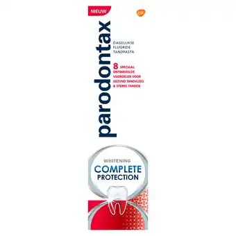 PLUS Parodontax Tandpasta protection whitening aanbieding
