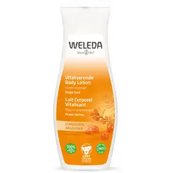 Albert Heijn Weleda Duindoorn voedende bodylotion aanbieding