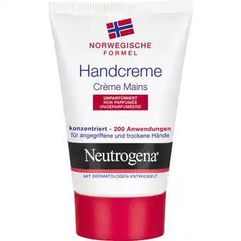 Albert Heijn Neutrogena Handcrème ongeparfumeerd aanbieding