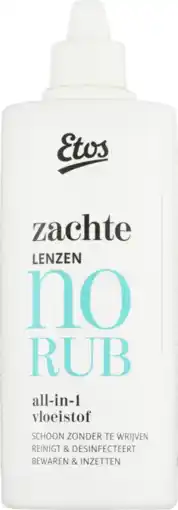 Albert Heijn Etos Zachte lenzen no rub all-in-1 vloeistof aanbieding