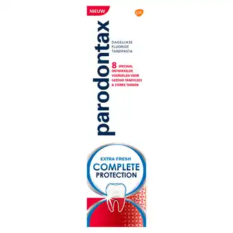PLUS Parodontax Tandpasta complete protection fresh aanbieding