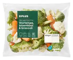 PLUS PLUS Groentemix broccoli wortel bloemkool aanbieding