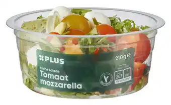 PLUS PLUS Kleine salade tomaat mozzarella aanbieding