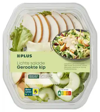 PLUS PLUS Lichte salade gerookte kip aanbieding