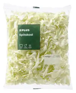 PLUS PLUS Spitskool gesneden aanbieding
