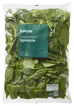 PLUS PLUS Spinazie gewassen aanbieding