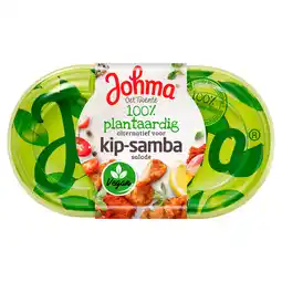 PLUS Johma 100% plantaardige kipsamba salade aanbieding