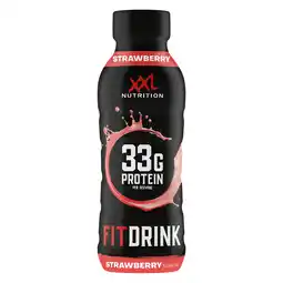 PLUS XXL Fit Drink strawberry 330ml aanbieding