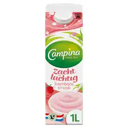 PLUS Campina Zacht & luchtig framboos aanbieding